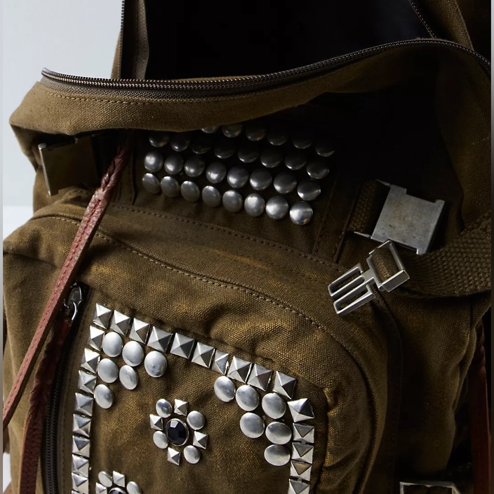 🌟1 LEFT🌟 Free People Berlin Studded Backpack✨ Brand New✨ - Picture 5 of 11